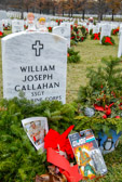 Callahan enlisted in the active Marines after the attacks of September 11, 2001. ‘‘He had been in the Reserve, and he signed up because he felt this country was worth fighting for - and then he re-enlisted and went back to Iraq a second time,’’ Callahan volunteered for Toys For Tots in the South Shore area, and also enjoyed Harley-Davidson motorcycles, going to the beach and working in his yard and around his home. Family and friends described him as a devout Catholic who set up an informal ministry for other Marines, who shared their concerns and worries with him.