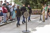 It wasn’t until 1994 that women were permitted to volunteer to become sentinels when the 289th Military Police Company was attached to the Old Guard, according to the Society of the Honor Guard, Tomb of the Unknowns. The MP branch is a combat support unit.