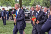 President Trump along with VP Pence have some 'Memorial Day Flowers' to place at the graves of the fallen.