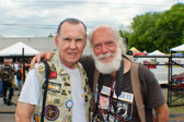Photographer Jay Hirsch and myself.  Vietnam Veterans  #TogetherForever
