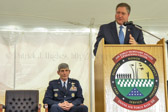 Michael B. Donley, the 22nd Secretary of the U.S. Air Force.  The Fisher House will be adjacent to the Center for the Families of the Fallen, where those who come to Dover for this solemn event receive care and support, before and after the dignified transfer. The center also provides a point of contact where families can request follow-up assistance, such as counseling services or other needs, as they cope with the loss of their loved one.