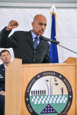 Remarks by Montel Williams who now serves as a board member of the Fisher House Foundation.  Montel enlisted in the U.S. Marine Corps and went on to become Navy Lieutenant. He has also reached out to thousands of parents, educators and business leaders, encouraging them to work together to address youth issues, trends and to inspire youngsters to reach their highest potential.
