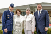 General Norton A. Schwartz, Chief of Staff of the U.S. Air Force, Gold Star Mother President Molly Morel, PNP Gold Star Mother Ruth Stonesifer, Michael B. Donley, Secretary of the Air Force