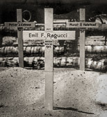 Tarawa grave marker for Pvt Emil F. Ragucci