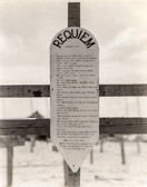 Requiem  <br />November 1943<br /><br />To you, who lie within this coral soil <br />We, who remain, pay tribute of a pledge <br />That dying, thou shalt surely not <br />Have died in vain.
