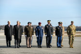 Official Party:<br />Honorable Robert O'Brien, National Security Advisor<br />Army General Mark A. Milley, Chairman Of The Joint Chiefs Of Staff<br />Chief Master Sgt. Ramon Colon-Lopez, Senior Enlisted Advisor to the Chairman Of The Joint Chiefs Of Staff<br />General Joseph Martin, Vice Chief Of Staff Of The Army<br />Sgt. Major Of The Army Michael Grinston<br />Col. G. Brian Eddy, Commander, Air Force Mortuary Affairs Operations