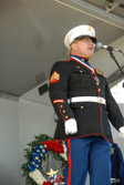 Sgt. William Mead USMC singing America The Beautiful.