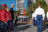 Smedley Butler Detachment Color Guard Posting the Colors.