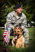 On Saturday, August 22, 2015 Vietnam Veterans of American Chapter 850 dedicated their War Dog Memorial with the image of  SSgt. Jason Spangenberg and his dog 'Rico'.<br /><br />Military working dog handler Staff Sergeant Jason Spangenberg received the Bronze Star Medal for his courage and commitment during his two deployments to Afghanistan.