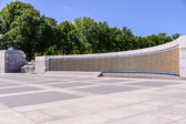 The Memorial honors the 16 million who served in the armed forces of the U.S. during World War II, the more than 400,000 who died, and the millions who supported the war effort from home. Symbolic of the defining event of the 20th Century, the Memorial is a monument to the spirit, sacrifice, and commitment of the American people to the common defense of the nation and to the broader causes of peace and freedom from tyranny throughout the world. It will inspire future generations of Americans, deepening their appreciation of what the World War II generation accomplished in securing freedom and democracy. Above all, the Memorial stands as an important symbol of American national unity, a timeless reminder of the moral strength and awesome power that can flow when a free people are at once united and bonded together in a common and just cause.