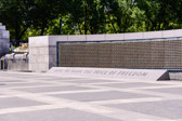 Construction began in September 2001. The Memorial opened to the public on April 29, 2004, and was dedicated on Saturday, May 29, 2004. The Memorial became part of the National Park System on Nov. 1, 2004, when it was transferred from the ABMC to the NPS, which now operates and maintains the Memorial.