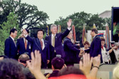 President Bill Clinton and South Korean President Kim Young Sam dedicated the memorial on July 27, 1995, to the men and women who served during the conflict.