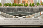 The Memorial’s twin reflecting pools are each nearly an acre in size and feature the largest human made waterfalls in North America. The pools sit within the footprints where the Twin Towers once stood