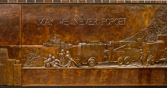 On June 10, 2006 a fitting memorial, dedicated to the 343 New York City Firefighters who died on 9-11, was unveiled at the quarters of Engine 10/Ladder 10. The 57-foot long, 6-foot high bronze bas-relief sculpture was commissioned by the law firm Holland and Knight, and will forever hang on the Greenwich Street side of the “Ten House.” The UFA Executive Board was honored to join hundreds of family members and friends at the emotional event.
