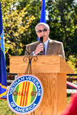 Ralph Galati, a former prisoner of war, says 'freedom as a taste to those who fight and	almost die that the protected will never know.'  “As citizens, you might disagree with our government. You might not support a particular 	conflict. But at least today you respect the	soldiers, seamen, airmen, and marines that have honorably served our country,” he said.  And as a prisoner of war, Galati said, his homecoming was not the problem others had, but being a POW left him with an understanding that others might not have.<br />“It’s been said until you’ve had your freedom denied, only then do you realize what we have in this great country of ours. Freedom has a taste to those who fight and almost die that the protected will never know,” he said.
