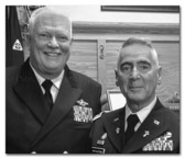 Father Donald J. VanAlstyne, MIC with Father John J. Gayton (right) the pastor of Holy Rosary Parish and retired U.S. Navy Commander.  [ Photo from Marian Helper – Winter 2019-20 ]