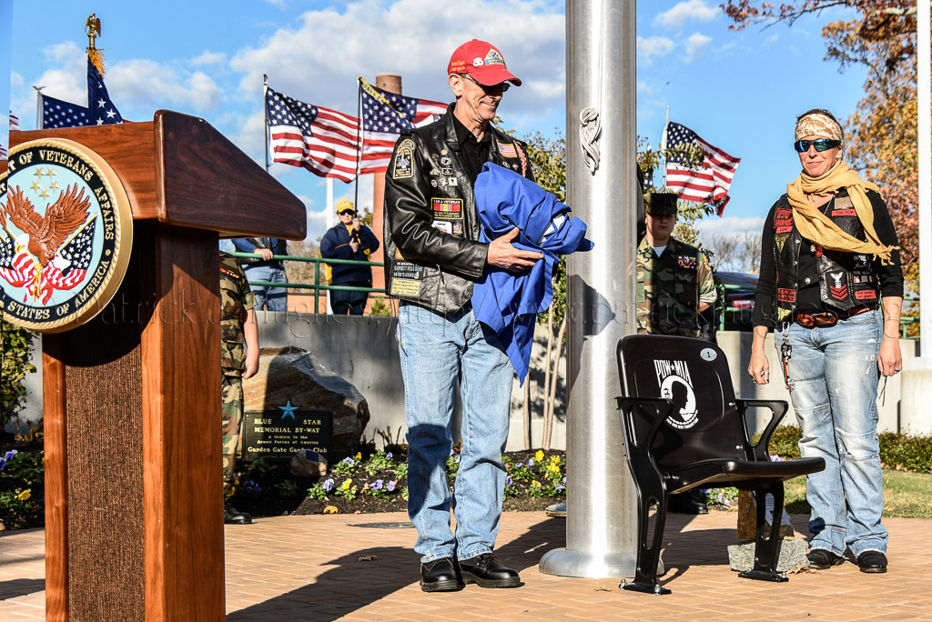RCIC Delaware State Captain Dan Kapitanic and Navy Veteran Jana Stanley unveiled this “One Empty Seat” at the Wilmington VA Medical Center on Veterans Day, November 11, 2016.