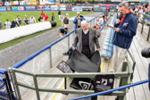 Before the Reading 'Fightins' Phillies 2016 home opener, April 7, 2016 they dedicated their POW-MIA Chair of Honor.                     Robert 'Bob' Libutti, an Army Vietnam Veteran on behalf of his good friend former WWII POW Technical Sergeant First Class Kenneth A. Schaeffer and ALL Prisoners of War and ALL those still Missing in Action unveiled this meaning memorial.