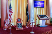 Through the efforts of Ron Davis, Director of Diversity & Community Development and former San Francisco 49er along with Joe Wilson, Chief Operating Officer Greenwood Racing, Inc. this POW-MIA National Chair of Honor was placed.