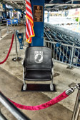 This POW/MIA National Chair of Honor was dedicated on June 8, 2017 by the Pittsburgh Pirates at their PNC Ballpark and sits in Section 129.