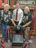 Dedicated by the Chichester Class of 2017, Chapter of Rho Kappa, NCSS.<br />This POW-MIA Chair of Honor was dedicated on June 9, 2017 and sits in the Chichester H.S. Library.