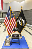 On the Marine Corps Birthday, November 10, 2017 at Philadelphia International Airport a POW/MIA Chair Of Honor was dedicated.<br /><br />Airport CEO Chellie Cameron hosted this event.  Honored guest were U.S. Rep. Bob Brady, Mayor Jim Kenney, PA State Rep. Maria Donatucci, PA State Rep. Martina White, Patrick J. Hughes ( U.S.M.C. Vietnam ) and former Vietnam POW Ralph Galati ( U.S. Air Force ).