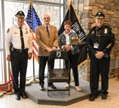 On May 1, 2019 at the New Haverford Township Municipal Building another POW/MIA National Chair Of Honor was unveiled by former Vietnam POW Captain Ralph Galati, USAF Retired and former spouse Tozia Engleman Romig of “still missing” LTJG Edward Leon Romig Vietnam (June 17, 1966).                                  A special Thank You to Haverford Twp Police Chief John Viola, Deputy Chief Joe Hagan,<br />the Haverford High School Chorus and TAPS Bugler: Lilly Pollock.