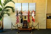 WILDWOOD - The City of Wildwood will hold a dedication ceremony of POW Chairs of Honor May 16, 2019 at 3 p.m. in the Commissioner’s Meeting Room at City Hall.<br />According to a release, the POW chair will remain on display at City Hall as a permanent fixture, and a second, folding chair will be displayed at every city-sponsored event.<br />Mayor Ernie Troiano, Jr. and Vietnam veteran and POW-MIA National Chair of Honor representative Patrick J. Hughes have been in discussions about the POW Chair of Honor project for the past year.<br />POW Chairs are displayed in remembrance of the over 82,000 soldiers unaccounted for since World War II.<br />The POW chairs are found around the country on public displays in locations varying from sports stadiums to government buildings.