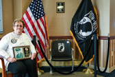 On Flag Day, June 14, 2019 at Rothman Orthopaedics Marlton NJ a POW/MIA Chair Of Honor was dedicated in honor of U.S. Army Corporal Joseph Francis Toner.             Jeanette Toner Schelberg, a Navy Veteran and sister of Cpl. Joseph Francis Toner, MIA ~ Korea 11/26/50 speaks about what this means to her and those families who still wait for the return of their loved ones.