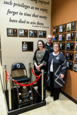 The Schelberg family are pictured with the POW/MIA National Chair Of Honor.<br /><br />Jeannette Toner Schelberg, a Navy Veteran, is the sister of Cpl. Joseph Francis Toner, MIA  - Korea 11/26/50