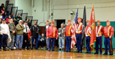 Anthony M. Montagno, VNV M/C, Chapter E PA and the Upper Darby Marine Corps League Detachment #884 Color Guard.