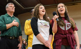 Our National Anthem sung by Emily Reynolds and Sophia Cavila