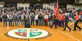 Ladies and Gentlemen this evening Bonner & Prendergast Catholic High School would like to recognize some of our Veteran Heroes who have fought for our freedom and we also remember those who lost their lives and those who became Prisoners of War or Missing in Action.  Would All Veterans that are comfortable to do so, Please stand and come out to center court.