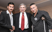 The Honorable Dr. Paul Wolfowitz, Aleethia Advisory Board member with two of tonight honored guests