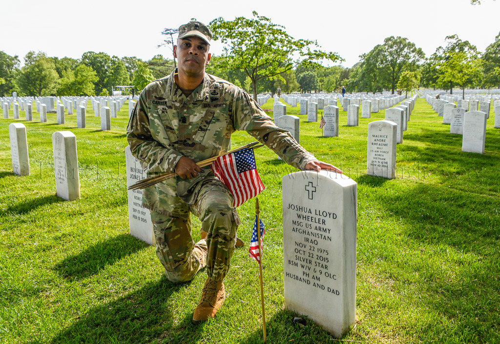 Master Sergeant Joshua L. Wheeler is not only the recipient of a Purple Heart, he has also received 11 Bronze Stars. Four of the 11 Bronze Stars are with Valor.