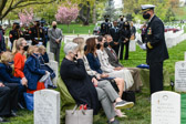 Navy Chaplain says a few last words of comfort to family members