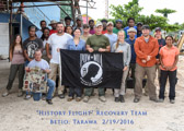 Was honored to be part of the 2016 “History Flight” mission to the Tarawa Atoll of the Gilbert Islands for the recovery of a number of Marines.