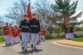 Sergeant Major Celina Stockton leads us on to Section 62 burial site