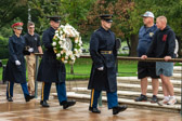 Wreath Laying and Commemoration Service at Arlington National Cemetery, Tomb of the Unknown Soldier.