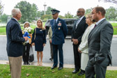 Former Tomb Guard Richard Azzaro explained the meaning of the Eleven White Roses.  This is how the Unknown Soldier was selected by placing flowers on casket of an unknown World War I soldier.