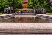 Designed by architect Davis Buckley, the Memorial sits on three acres of federal park land in an area of Washington, DC called Judiciary Square, the historic seat of our nation’s judicial branch of government.