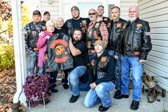 In attendance were the Leathernecks Nation, the Marine Corps League All Divisions Detachment along with the “A Hero's Welcome”, Warriors' Watch Riders and the Patriot Guard Riders.