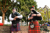 Bagpipers: Cairngorm Pipes & Drums Ray Exton & Michelle Gallagher