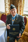 He received the much-coveted Medal Of Honor for actions “above and beyond the call of duty” during a military campaign at the Battle of Iwo Jima in Japan.