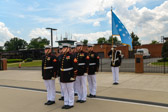 Marine Body Bearers stand at the ready