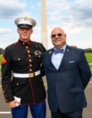 L/CPL Cedar C. Ross “Woody’s” Great Grandson with Brent Casey