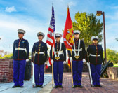 Color Guard:  Bensalem High School Jr. Marine ROTC