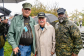 "Barney" Barnum with some of his brother Marines.